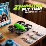 V995 Mini Drone for Kids and Beginners, Indoor Outdoor Quadcopter Plane for Boys Girls with 3D Flips,360° Rotation,Circle Fly,Auto Hover, Headless Mode and 3 Batteries,Gift for Boys and Girls