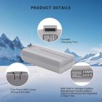 Dalkat Dalee 2-Pack Mini 4K Intelligent Flight Battery for DJI Mini 2 / SE / 4K/ 2 SE Drone 2400mah Upgraded Drone Battery Replacement Parts, Up to 31 Minutes of Flying Time