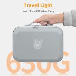 DFTIM Flip Case For DJI Flip Fly More Combo Hard Case, PU Leather Portable Shoulder Bag, Waterproof Travel Box Can Storage RC2/RC-N3 Remote/7 Batteries/Charging Hub/65W Charger/Drone Accessories