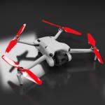 Master Airscrew Super Stealth Propellers for DJI Mini 4 Pro & Mini 3 Pro - Red, 4 propellers in Set