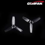 16pcs 3-Blade Props high-Speed Propellers, 3inch 75mm CW CCW for Racing Frame FPV Drone 1306 1407 1408 1606 1806 Motors,GEMFAN 3052（Black and Clear）