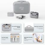 Carrying Case for DJI Neo, Portable Shoulder Bag Trave case for DJI Neo Drone, Fly More Combo, RC N3/N2 Remote Controller, battery,charger plug and Accessories (PU Leather Case Only)