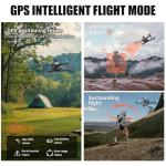 Drones With Camera for Adults 4K,Remote Contorl with Large Screen,FPV Drone with 50mins Flying Time,Auto Return GPS,360° Obstacle Avoidance Drone for Beginner,extra 8G SD Card Included
