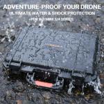 Hard Case for DJI Mini 4 Pro: Waterproof Hard Shell with Foam for DJI Drone Mini 3 Pro/Min3/RC2/RC/RC-N2/N1| Travel Carrying Storage Box for fly more combo Batteries and Accesories Kit ( Case Only)