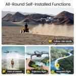 Holy Stone HS360S GPS Drones With 4K UHD Camera For Adults,FAA,249g Quadcopter Drone,10000 Feet Video Transmission,Auto Return,Follow Me, Brushless Motor,Beginner Mode, Special Gradient Color Edition