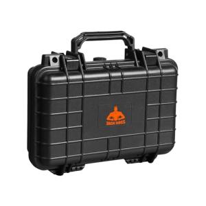 Jack Boss 11.3x 7x 2.3 Inch Hard Case, Portable Weather Waterproof Protective Camera Case with Customizable Foam, Fit Use of Drones, Camera, Equipments, Black