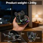 Drone with camera for adults 4k, screen on controller, drone with obstacle avoidance, 2 Batteries, Optical Flow Positioning, One-Touch Takeoff/Landing, drone with camera for kids, toys for boys