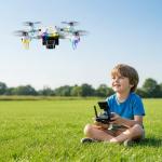 Drones for kids 8-12 with camera 4K HD – Drone with camera for kids & Beginners, Mini kids drone with Fancy LED Lights, 2.4" Built-In FPV Screen, Dual Batteries, Indoor & Outdoor Toy Gift