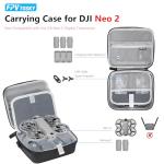 FPVtosky Carrying Case for DJI Neo 2 [CASE ONLY], Portable PU Leather Small Storage Protective Shoulder Bag for DJI Neo 2 Drone and Batteries Accessories