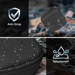 FPVtosky Carrying Case for DJI Neo 2 [CASE ONLY], Portable PU Leather Small Storage Protective Shoulder Bag for DJI Neo 2 Drone and Batteries Accessories