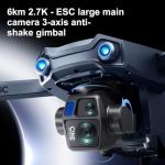 GPS Drone with One Key Airdrop (1 pound), 5G Technology, Brushless Motor, 360° Laser Obstacle Avoidance, 5 Inch Touch - Screen Display Remote Controller, 2.7K Real Pixels, 3 Axis Gimbal Camera, Auto Return (Go Home), One Key Follow (Follow me), Speed Adjustment, Optical Flow Positioning, One Key Takeoff/Landing, Waypoint and Orbit Flight, 50x Zoom, 1.86Mile Flight Range, 28 Minute Flight Time, LED Night Flight Lights