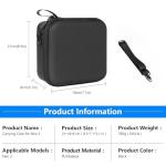 FPVtosky Carrying Case for DJI Neo 2 [CASE ONLY], Portable PU Leather Small Storage Protective Shoulder Bag for DJI Neo 2 Drone and Batteries Accessories