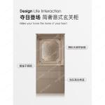 Light Luxury Entrance Cabinet Living Room Wall Storage Cabinet High-end Sideboard