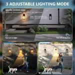 Kainozoic Dawn to Dusk Outdoor Sensor Motion Sensor Light Fixture Waterproof Porch Lights Anti-Rust Exterior Wall Mount Light Outdoor Wall Lantern for Patio Front Door Garage