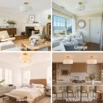 Bargeni Semi Flush Mount Ceiling Light Fixture,12.5 inch Drum Flush Mount Ceiling Light,Gold Light Fixtures Ceiling Mount,Cream White with Pleated Fabric Shade,Modern Ceiling Light for Bedroom,Hallway