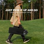 Compact Camping Table Folding Camp Side Table Portable Roll up Aluminum Table with Carry Bag Lightweight Foldable Small Camp Tab