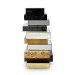 Light luxury creative drawer edge modern high-end designer style living room entrance entrance against the wall