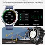 For OPPO WATCH X2 MXA GPS Track Smart Watch Men 1.53-inch HD screen Compass Bluetooth Call Waterproof Outdoor Sport Smart Watch