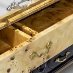 Light luxury creative drawer edge modern high-end designer style living room entrance entrance against the wall