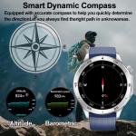 For OPPO WATCH X2 MXA GPS Track Smart Watch Men 1.53-inch HD screen Compass Bluetooth Call Waterproof Outdoor Sport Smart Watch