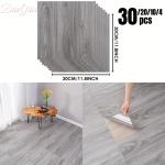 Thickened Self-Adhesive Floor Tiles Imitation Wood Grain Waterproof Non-Slip for Living Room Toilet Kitchen Home Floor Decor