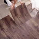 Thickened Self-Adhesive Floor Tiles Imitation Wood Grain Waterproof Non-Slip for Living Room Toilet Kitchen Home Floor Decor