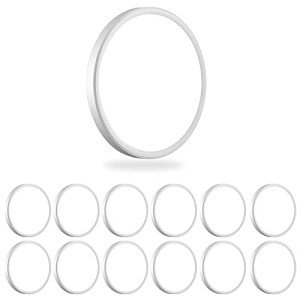 MODERN 12-Pack Super Thin 9inch 2800lm Flush Mount LED Ceiling Light White, 5000K Daylight, Undimmable Ceiling Light Surface Mount for Bedroom, Living Room, Dining Room, Garage, Office