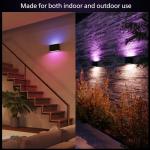 Philips Hue Dymera Smart Indoor and Outdoor Wall Sconces, Two Individually Controllable Light Beams, 2 Pack, Control with Hue App, Works with Voice Assistants