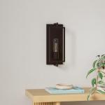 Maylaywood Industrial Wall Sconces Set of 2, Vintage Brown Wall Light Fixture E26 Base, Metal Rustic Wall Mount Lamp, Modern Indoor Lighting Hardwired