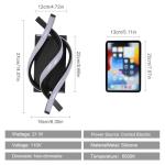 DAXGD Modern LED Wall Sconce 21W Indoor Wall Sconces Light Cool White 6500K Spiral Design Wall Mounted LED Lamp for Bedroom Stairwells Living Room Hallway Office (Black, 6500K)