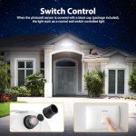 Onforu 60W LED Dusk to Dawn Outdoor Lighting, 6000LM Exterior Flood Lights, IP65 Waterproof Outdoor 3 Adjustable Heads Photocell Lights Fixture, 6500K Daylight Floodlights for Garage, Patio, Yard