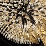 Ceiling Lamp Luxury Modern Custom Banquet Hall Chandelier Big Gold Crystal Led