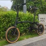 CRANSTON Carbon Fiber Ultra-light 7.5kg Folding Bike 16inch 349wheel 7speed Tri-Fold Mini Outdoor Bike For Adults Men's Bicycle