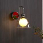 Modern Minimalist Glass Pendant Light for Balcony Bar Dining Room Bedroom Study Chandelier Indoor Led Wall Lamp Lighting Fixture