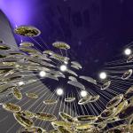 Ceiling Light Moroccan Modern Indoor Decoration Electric Sparkle Led Crystal Chandelier