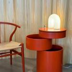 Creative U shape cream wind simple desktop LED table lamp bedroom bed night light white plug warm romantic beautiful beautiful