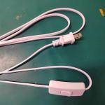 Creative U shape cream wind simple desktop LED table lamp bedroom bed night light white plug warm romantic beautiful beautiful