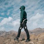 2 kg   -Light Foldable, 17.5 km Battery, IP54 & Anti-Cold Down to -20° C, Outdoor Exoskeleton, Hypershell Pro X