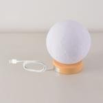 3D Moon Lamp Bedside Table Lamp USB Rechargeable Night Lights with Stand Dimmable LED Desk Light For Living Room Bedroom Decor
