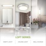 ASD 12 Inch LED Indoor Wall Sconce - Brushed Nickel Modern Dimmable 15W 2700K-5000K Adjustable Wall Mounted Light Fixtures, Wall Lights for Bedroom, Bathroom, Living Room, Hallway Decor - ETL