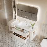 Drawer Vanity Bathroom Cabinet Fix Ceramic Light Bathroom Mirror Storage Toilet Portable Wall Open Kasten Bathroom Furniture