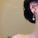 Asymmetric Colorful Resin Earrings for Women Retro Contrast Geometric Dangle Earrings Korean Jewelry High Quality Wholesale