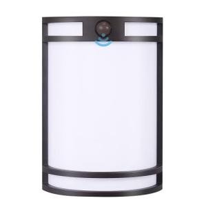 CLOUDY BAY 3 Color Indoor Outdoor Motion Sensor LED Wall Light,120V 15W 1000LM Wall Sconce,3000K/4000K/5000K Selectable,Wet Location,Oil Rubbed Bronze