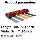 1PC 1M/2M PVC Wood Floor Transition Strip Edge Closing Strip Self-adhesive Seam Strip Flat Buckle Dge Pressing Threshold strip
