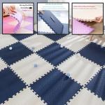 30*30cm Thicken Sports Gym Mat Protection EVA Leaf Grain Floor Mats Yoga Fitness Non-Slip Splicing Rugs Shock Room