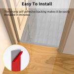 1PC 1M/2M PVC Wood Floor Transition Strip Edge Closing Strip Self-adhesive Seam Strip Flat Buckle Dge Pressing Threshold strip