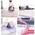 30*30cm Thicken Sports Gym Mat Protection EVA Leaf Grain Floor Mats Yoga Fitness Non-Slip Splicing Rugs Shock Room