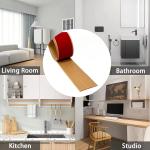 1PC 1M/2M PVC Wood Floor Transition Strip Edge Closing Strip Self-adhesive Seam Strip Flat Buckle Dge Pressing Threshold strip