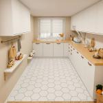 Kitchen Floor Mat Vinyl Carpet Pvc Leather Mats Waterproof Oil-proof Large Rug Home Decoration Non-slip 주방 발매트 대형주방매트 Для Кухни