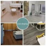 Peel & Stick Vinyl Plank Flooring Wood Grain Self-adhesive Waterproof Tile Sticker for Living Room Bathroom Bedroom Office